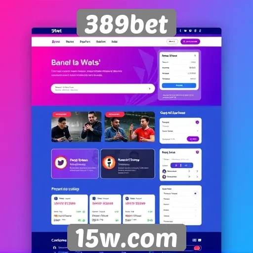 A interface e usabilidade do site 389bet